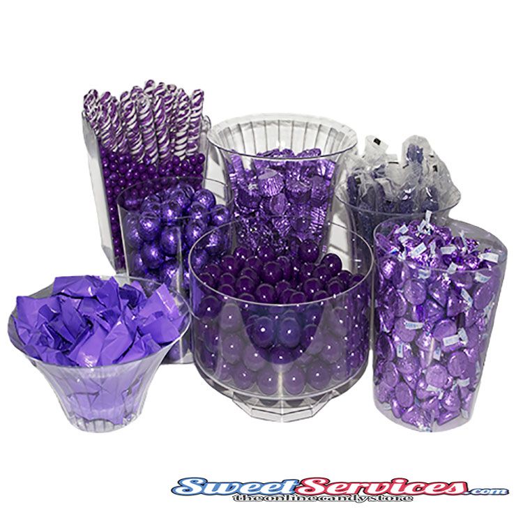 Purple Candy Buffet | SweetServices.com online bulk candy store