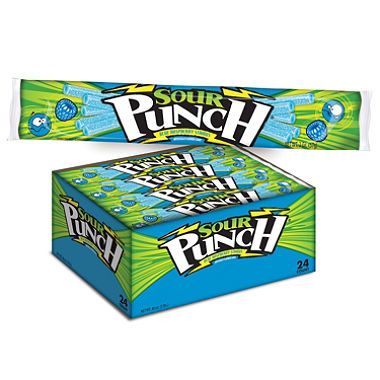 Sour Power Straws - Blue Raspberry