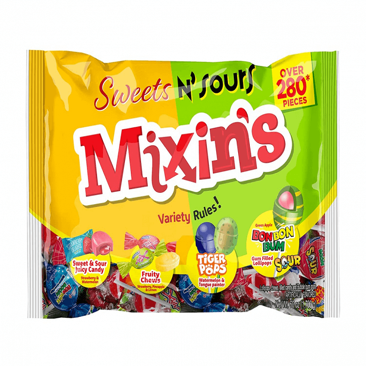 Colombina Mixin's Sweet & Sour 280 Count | Bulk Candy | Sweetservices.com