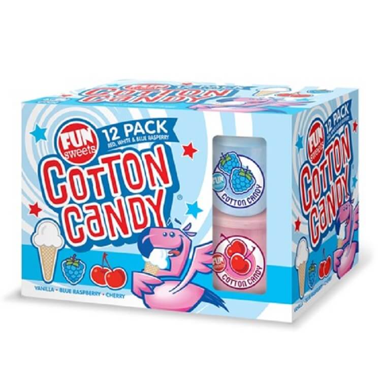 Fun Sweet Assorted Cotton Candy Tubs | Cotton Candy | Sweetservices.com