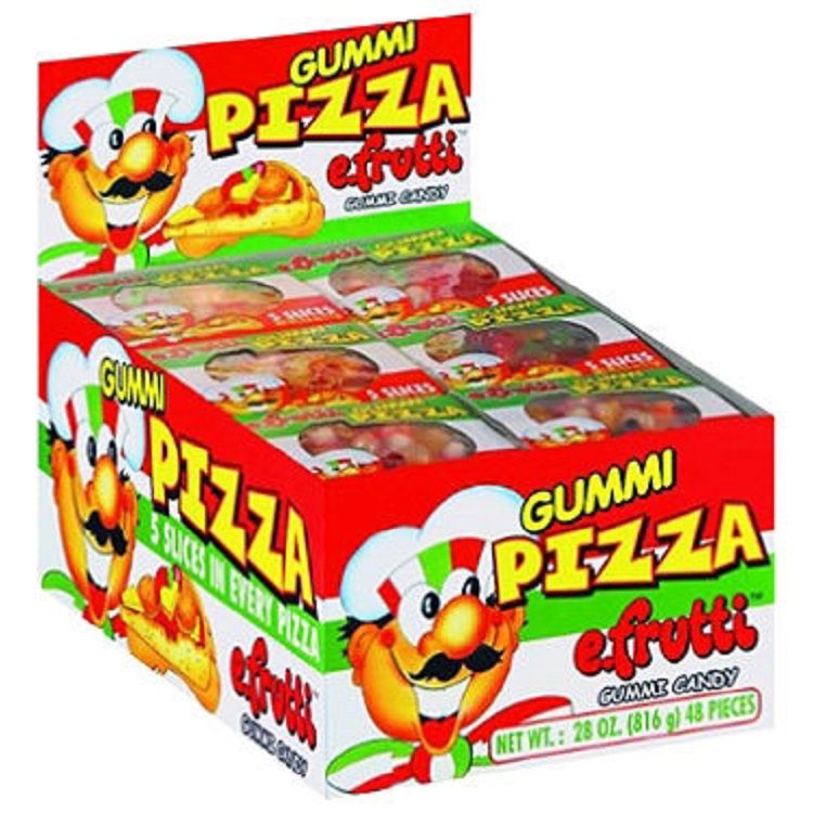 Gummi Pizza 48 Count Box Gummy Candy