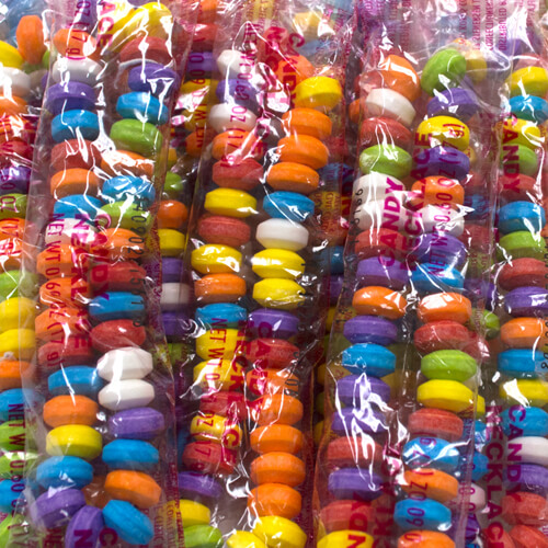 Bulk Wrapped Candy Necklace, Novelty Candy