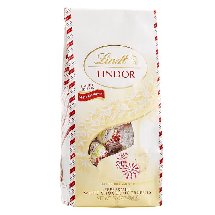 Lindt White Peppermint Truffles | Christmas Candy | Sweetservices.com ...