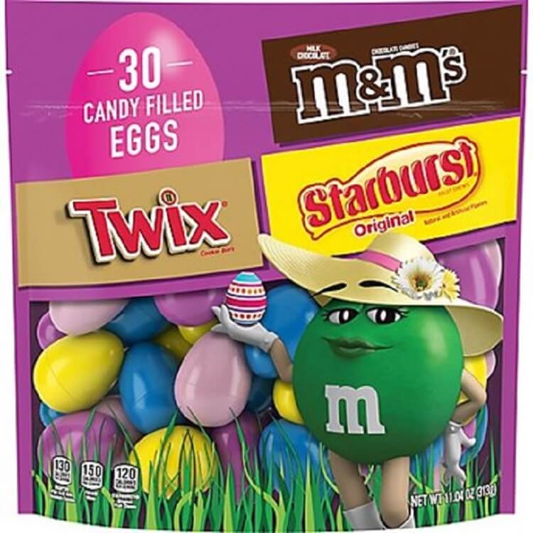 Mars Wrigley Candy Filled Eggs, Assorted