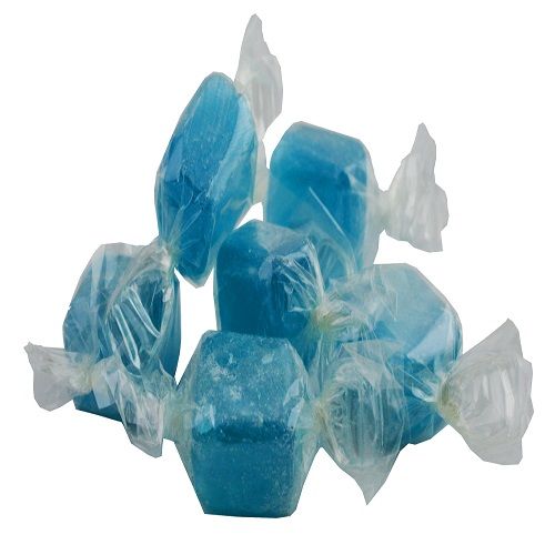 Peppermint Hard Candy Cubes 3 lb Bag | Blue Candy | SweetServices.com