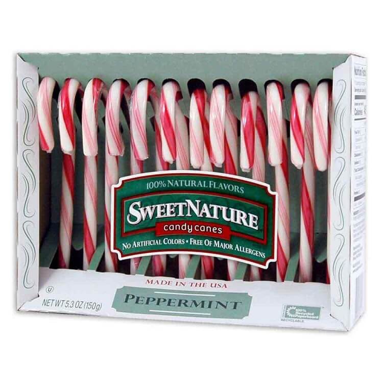 Spangler Natural Peppermint Candy Canes | Christmas Candy ...