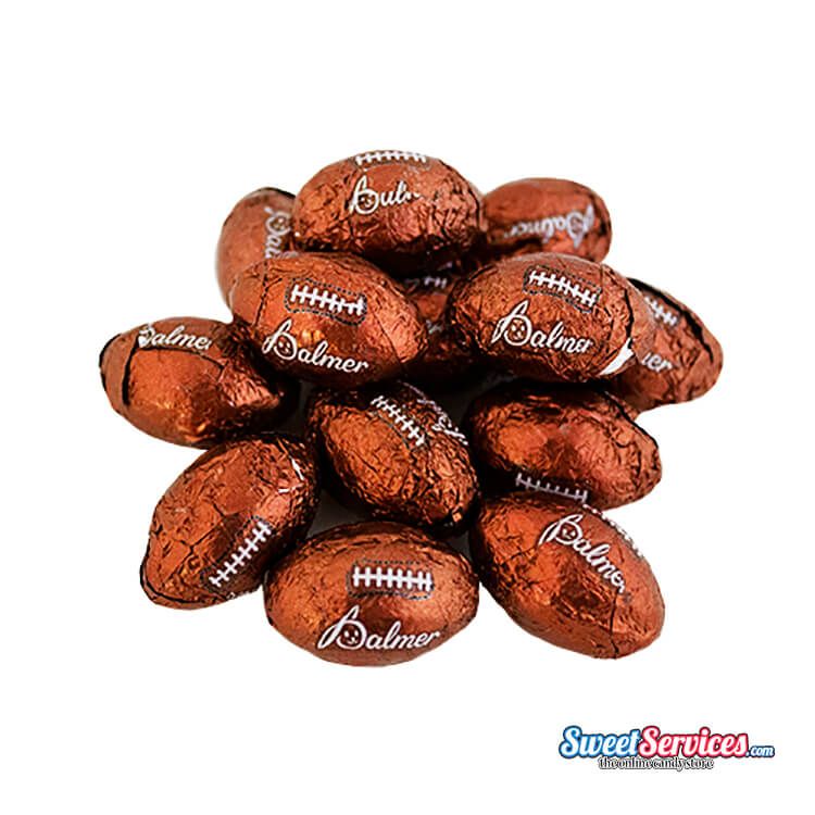 Palmer Chocolate Footballs 5 lb Bag | Novelty Chocolate | SweetServices.com