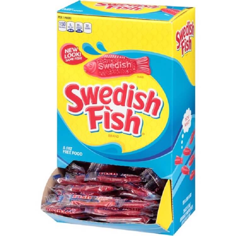 Swedish Red Fish 240 Pieces | Red Candy | SweetServices.com Online Bulk ...