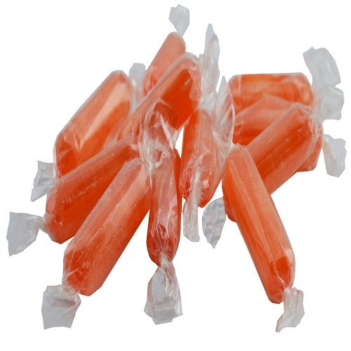 Tangerine Hard Candy Rods 3 lb Bag | Orange Candy | SweetServices.com