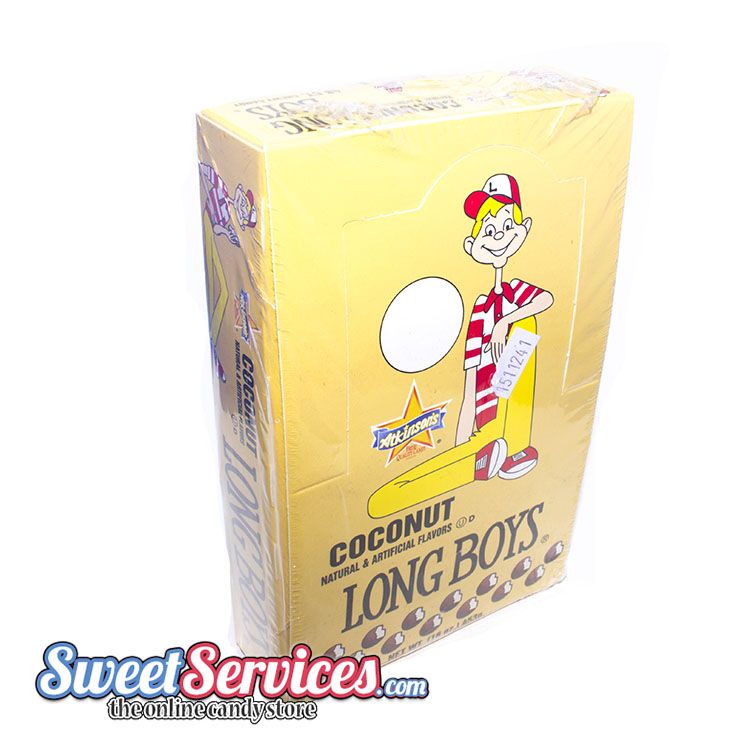 Coconut Long Boy 48 Count Box | Bulk Candy | Sweetservices.com