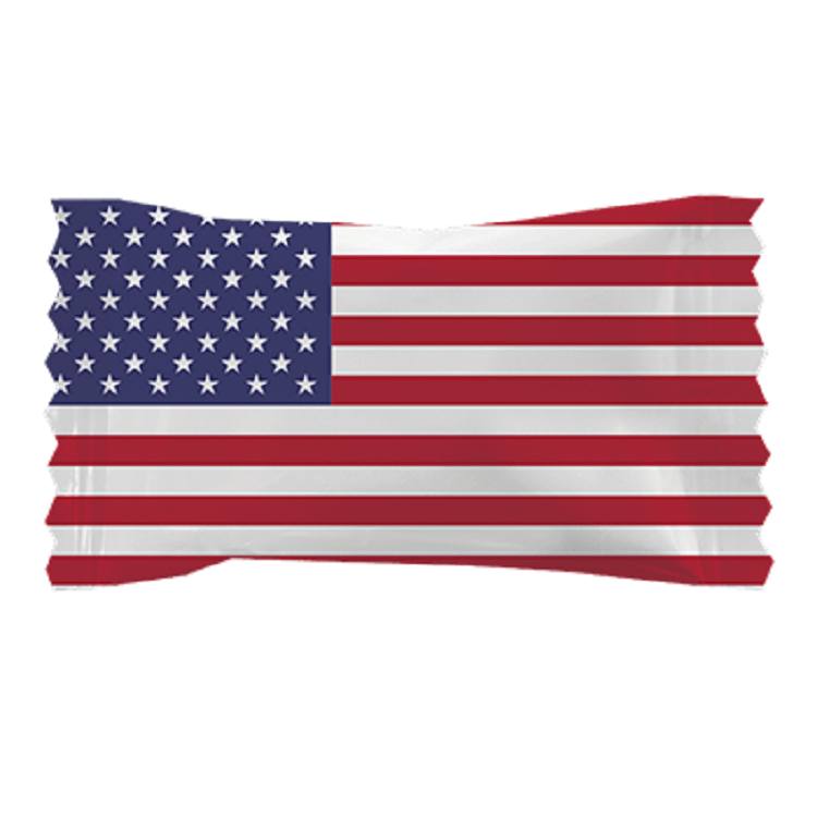 Buttermint American Flag | Parade Candy | SweetServices.com