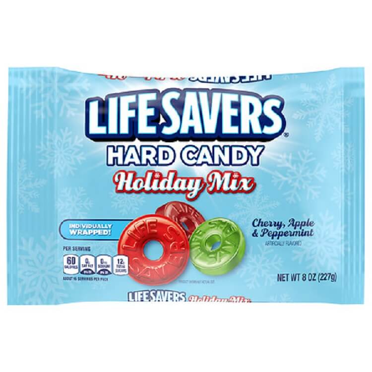 BRACH'S HOLIDAY MIX Holiday Hard Candies 8 oz. Bag, Packaged Candy