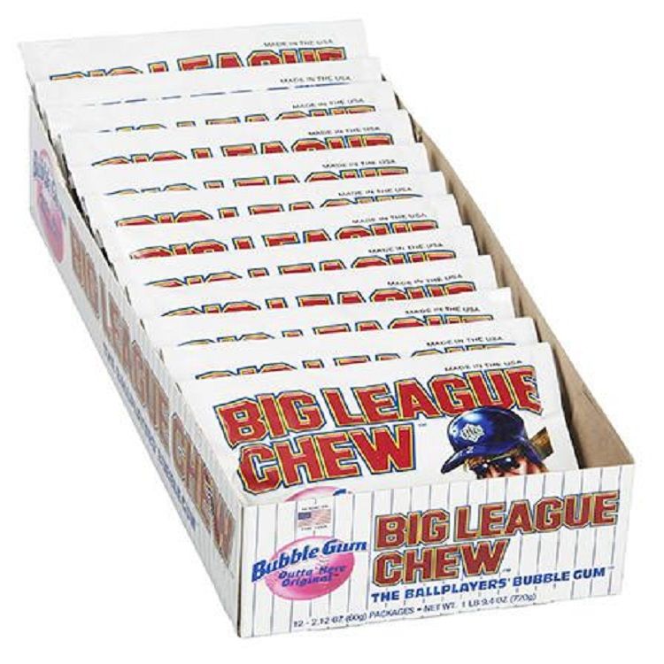 Big League Chew Bubble Gum 2.12 Oz
