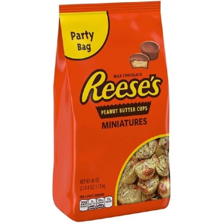 Reese's Miniature Peanut Butter Cups 49 oz Bag | Hershey's Chocolate ...