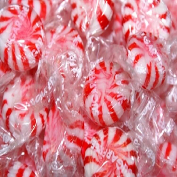 Primrose Sugar Free Peppermint Starlights Discs | Red & White Candy ...