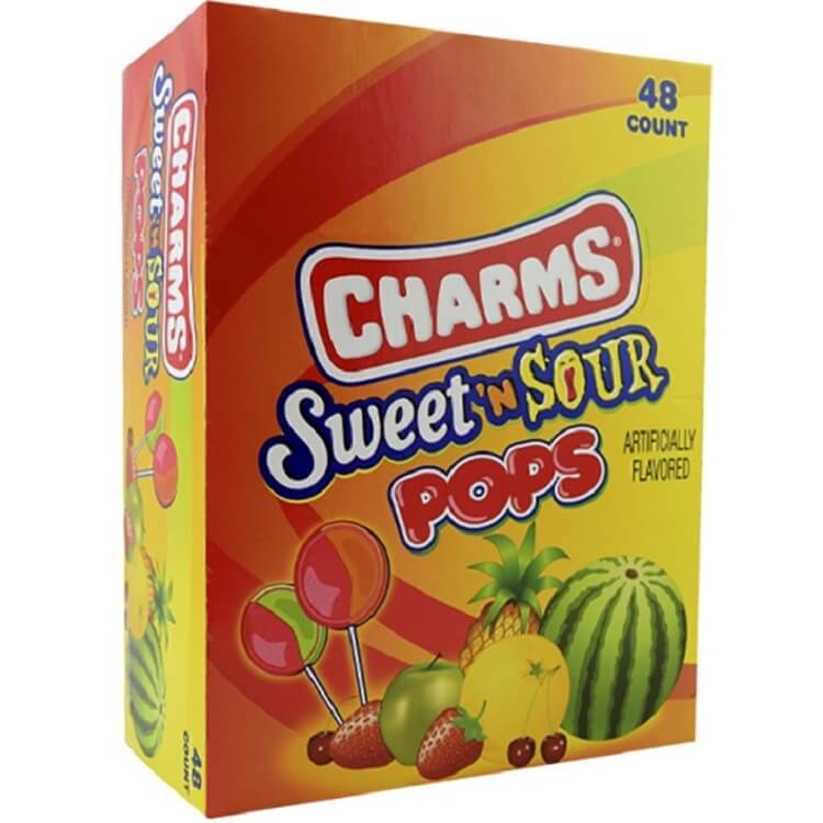 Charms Sweet Pops Bulk by Flavor - 1 lb Bag, Watermelon