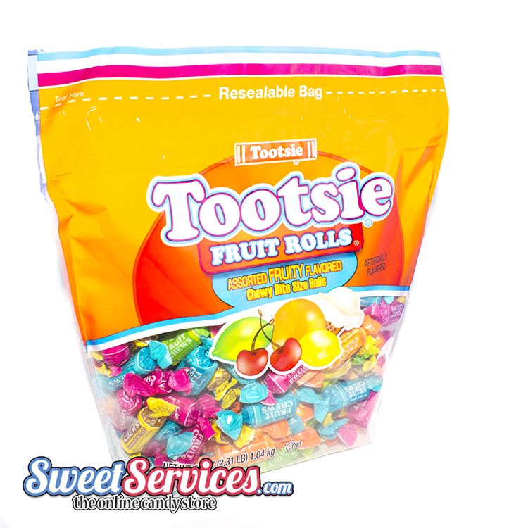 Tootsie Fruit Rolls 156 Count Bag | Bulk Candy | SweetServices.com