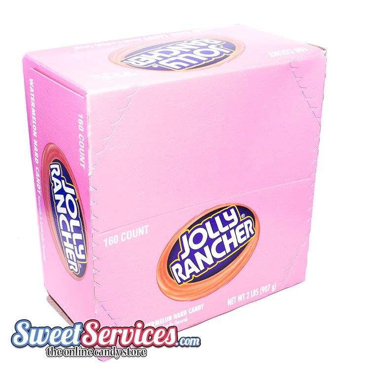 Jolly Rancher Watermelon 160 Count Box | Pink Candy | SweetServices.com