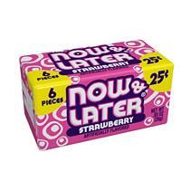 logo now and later candy