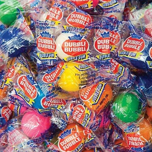 Dubble Bubble Wrapped Gum - 5lbs