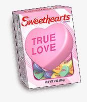 Necco Sweethearts Dazzled Tart Conversation Hearts Box - 36 / Box - Candy  Favorites